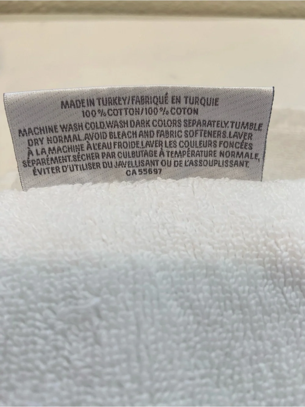 Restoration Hardware bath sheet